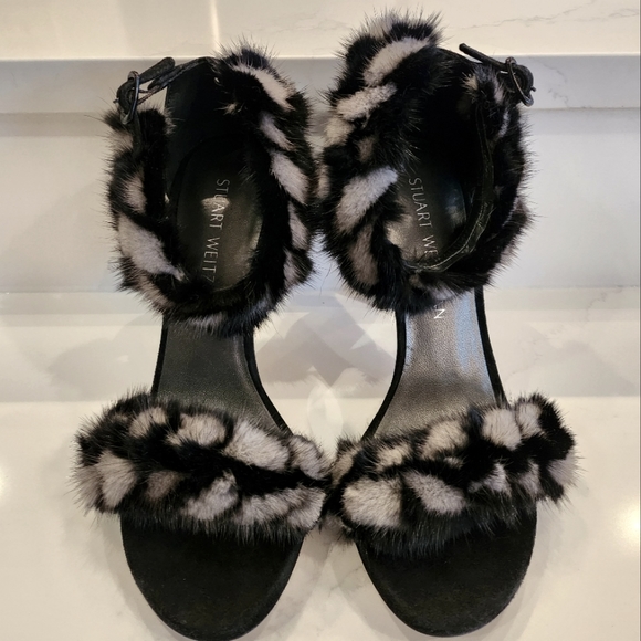 Stuart Weitzman New without box Mink fur heels - Picture 1 of 13
